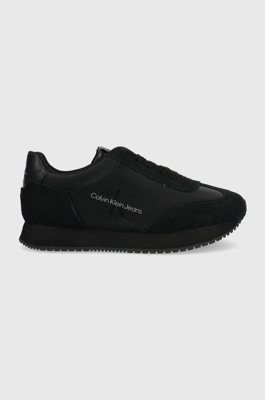 

Маратонки Calvin Klein Jeans в черно, Черен