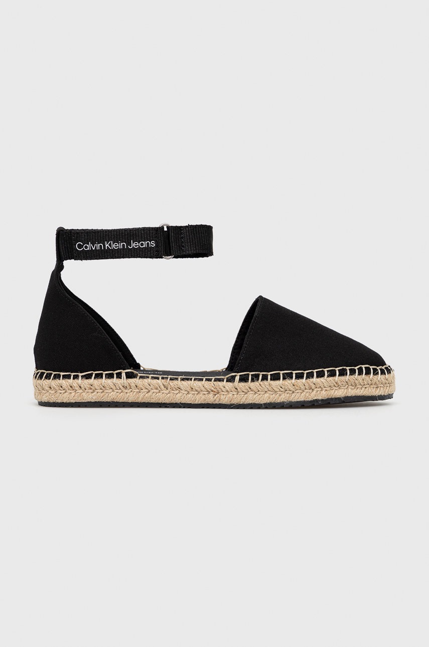 

Еспадрили Calvin Klein Jeans в черно, Черен