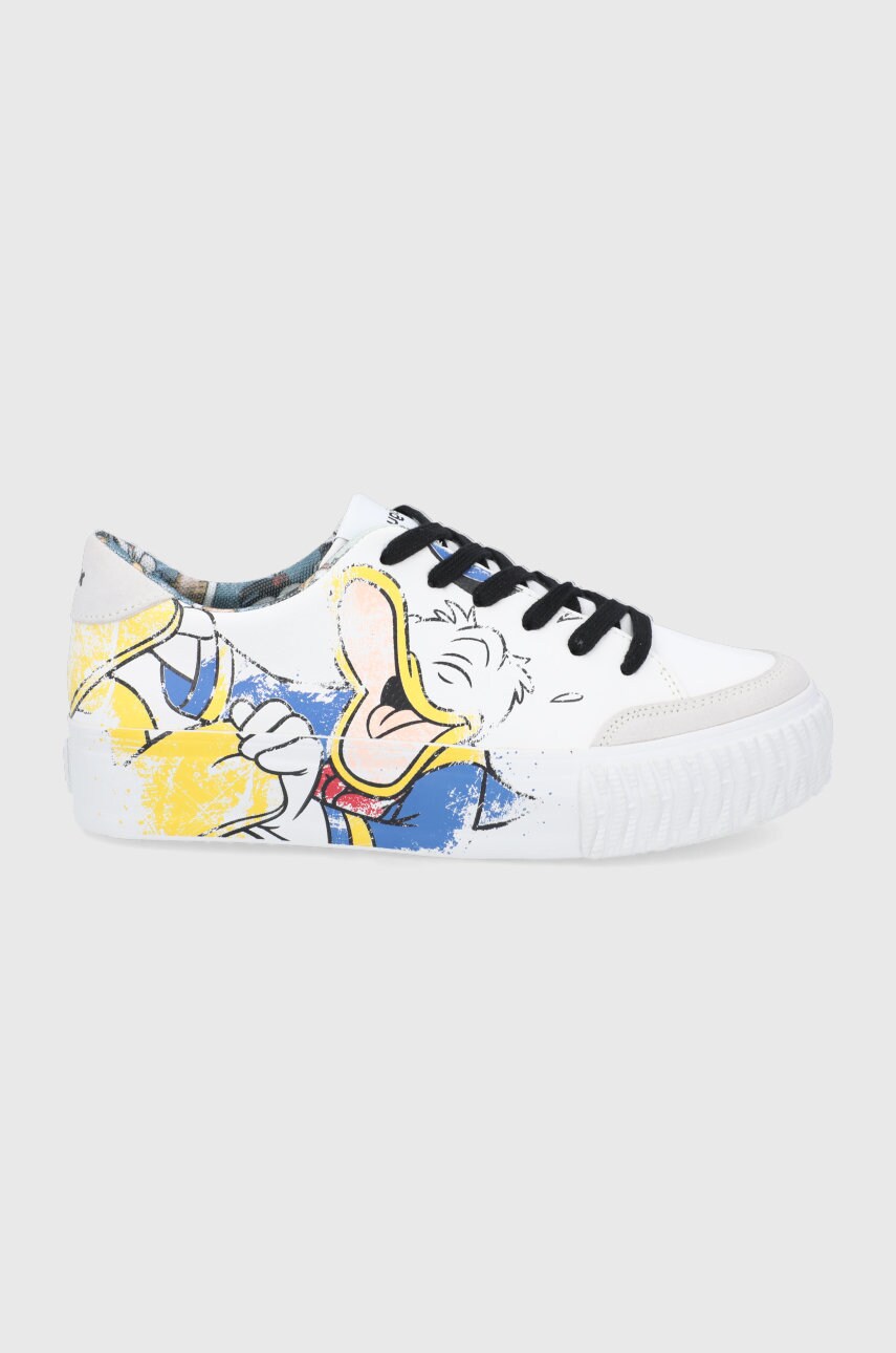 

Обувки Desigual в бяло, Бял
