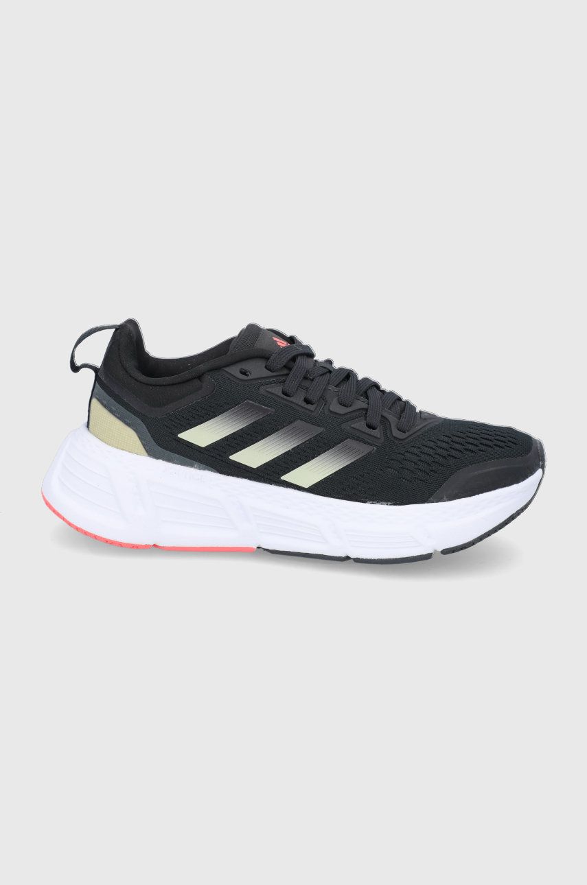 Adidas Pantofi copii Questar GZ0620 culoarea negru, cu toc plat INCALTAMINTE 2023-05-31