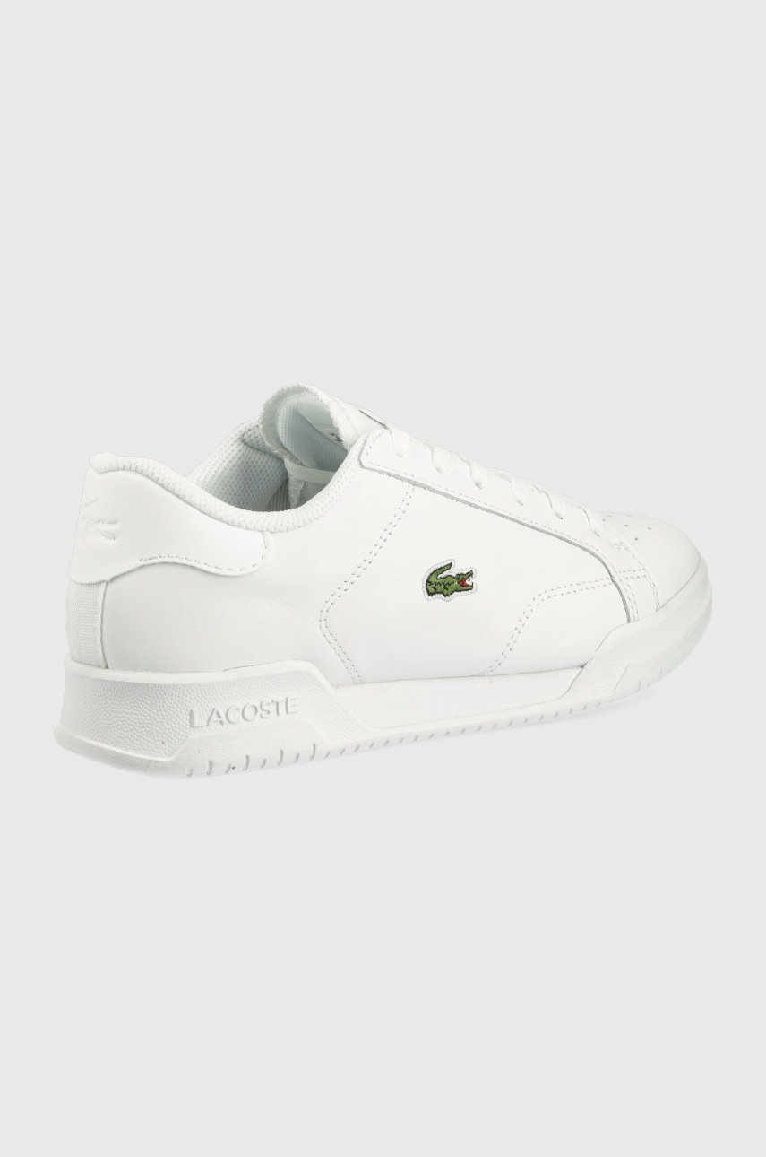 

Кожаные кроссовки Lacoste Twin Serve 0721 2 цвет белый