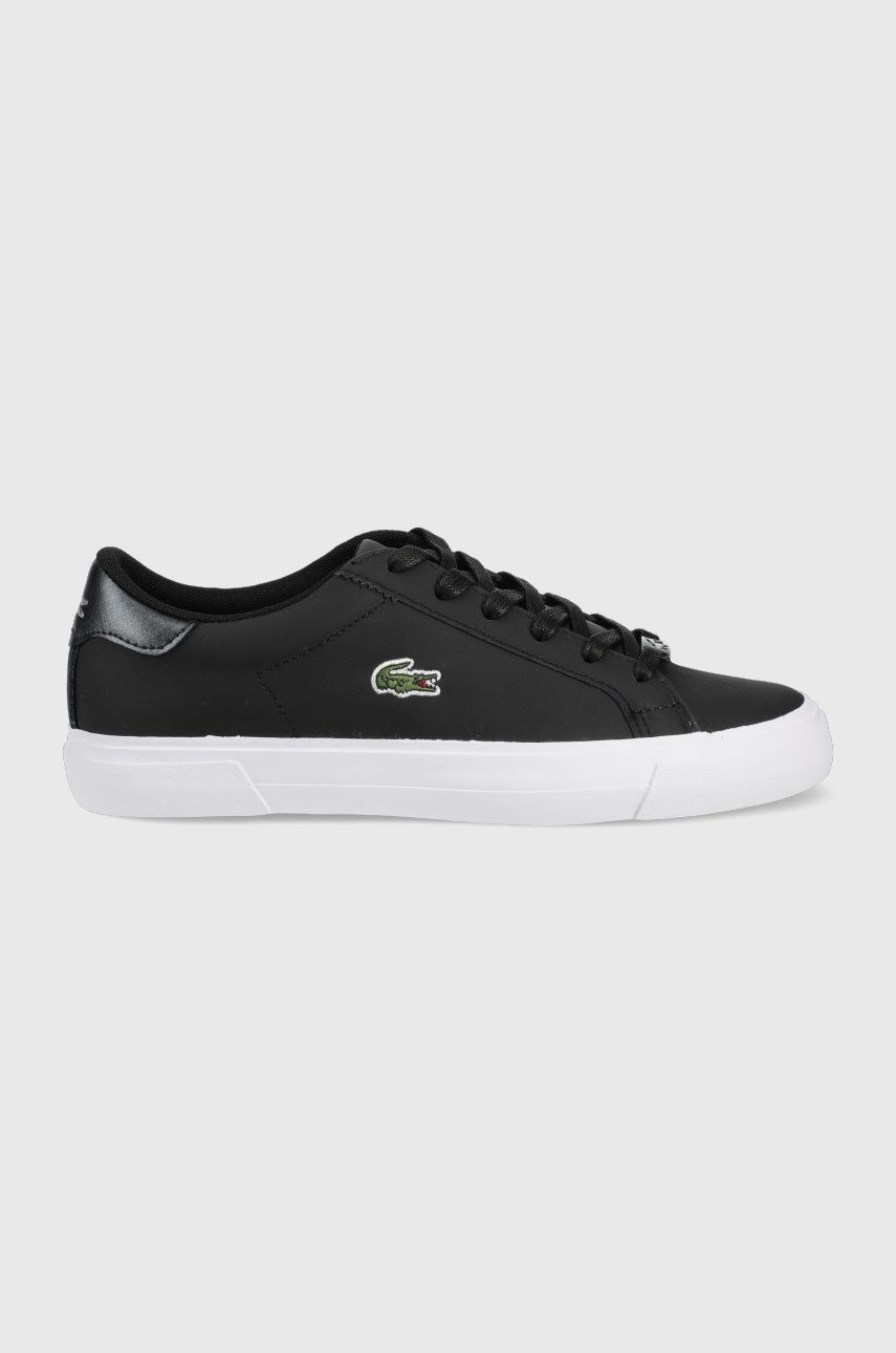 Lacoste sneakers din piele Lerond Plus 0521 1 culoarea negru answear.ro
