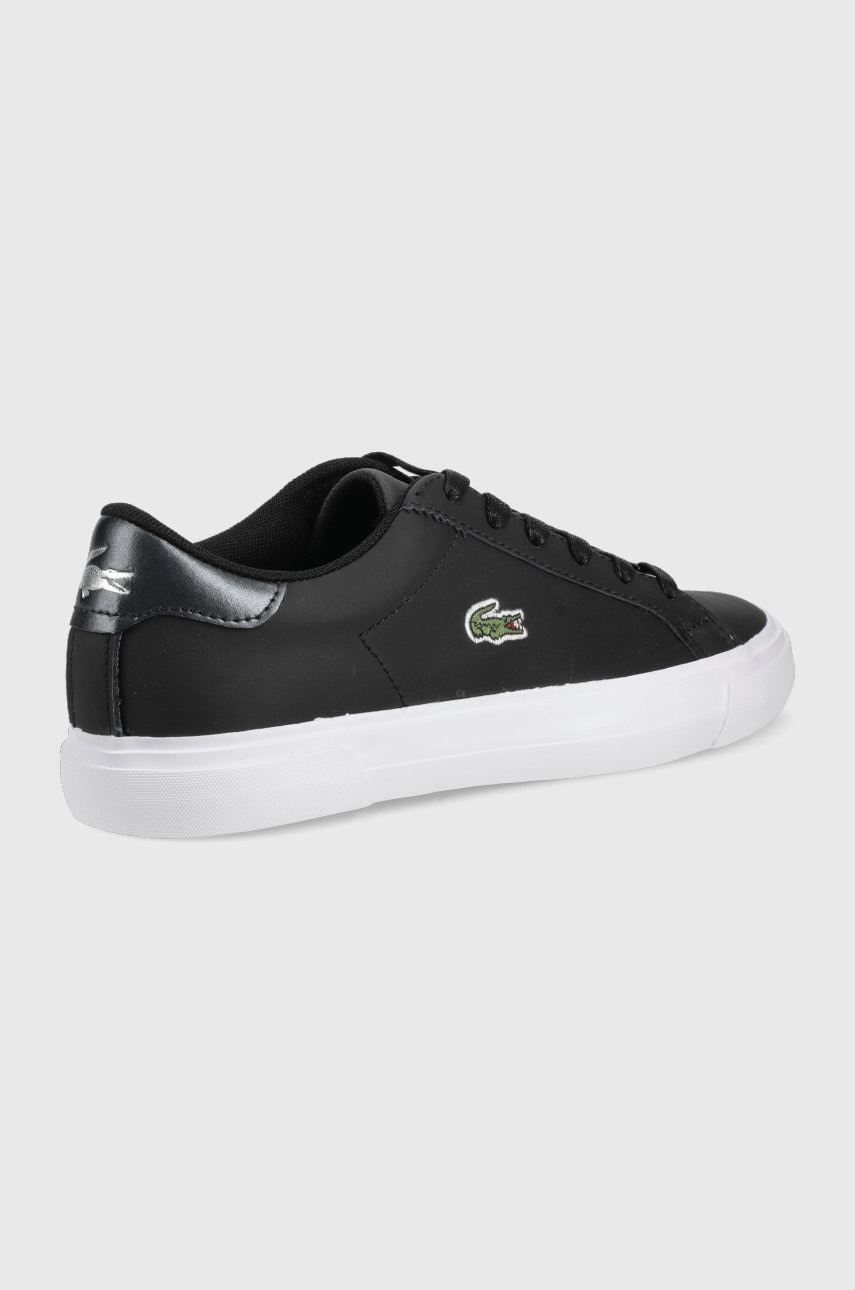 

Кожаные кроссовки Lacoste Lerond Plus 0521 1 цвет чёрный
