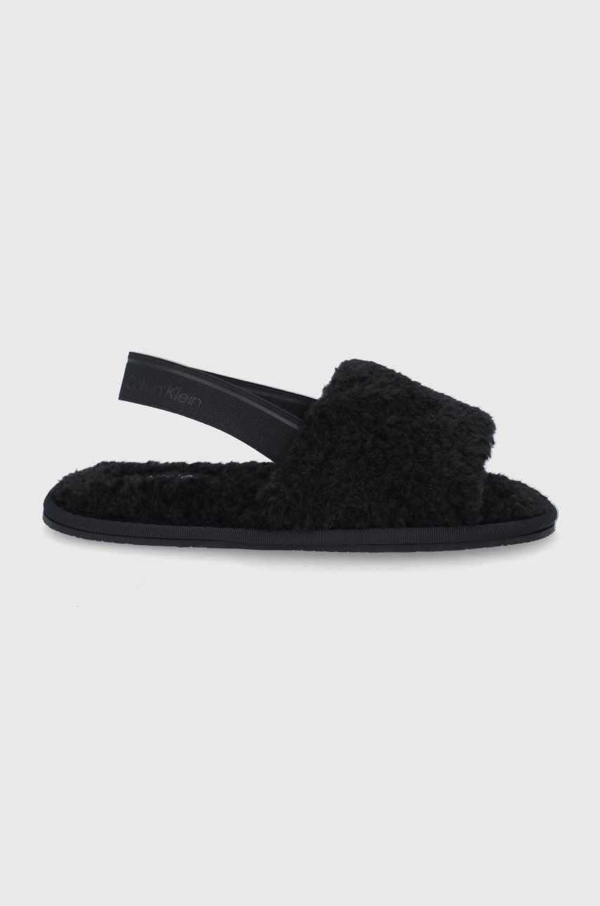 

Пантофи Calvin Klein в черно, Черен