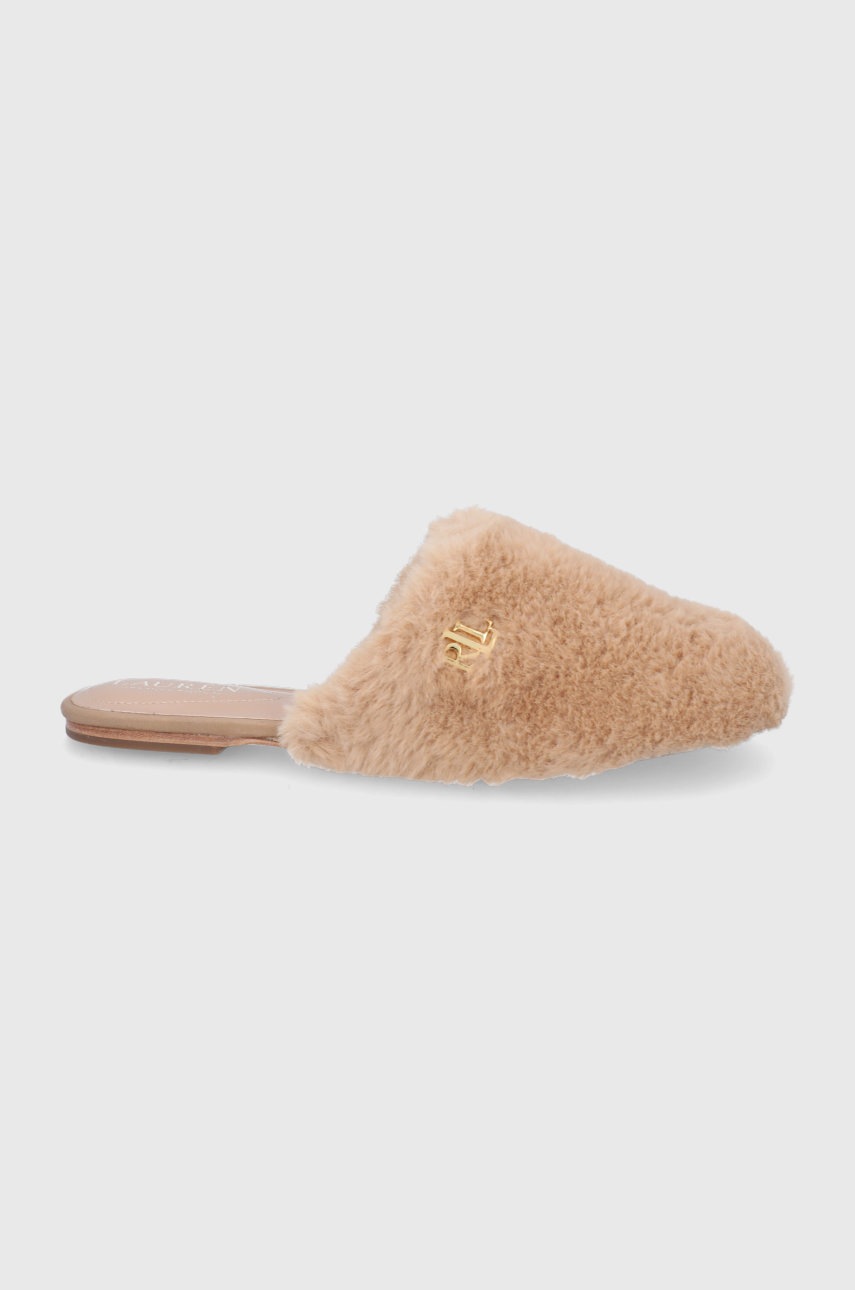 

Тапочки Lauren Ralph Lauren Sofiah колір коричневий