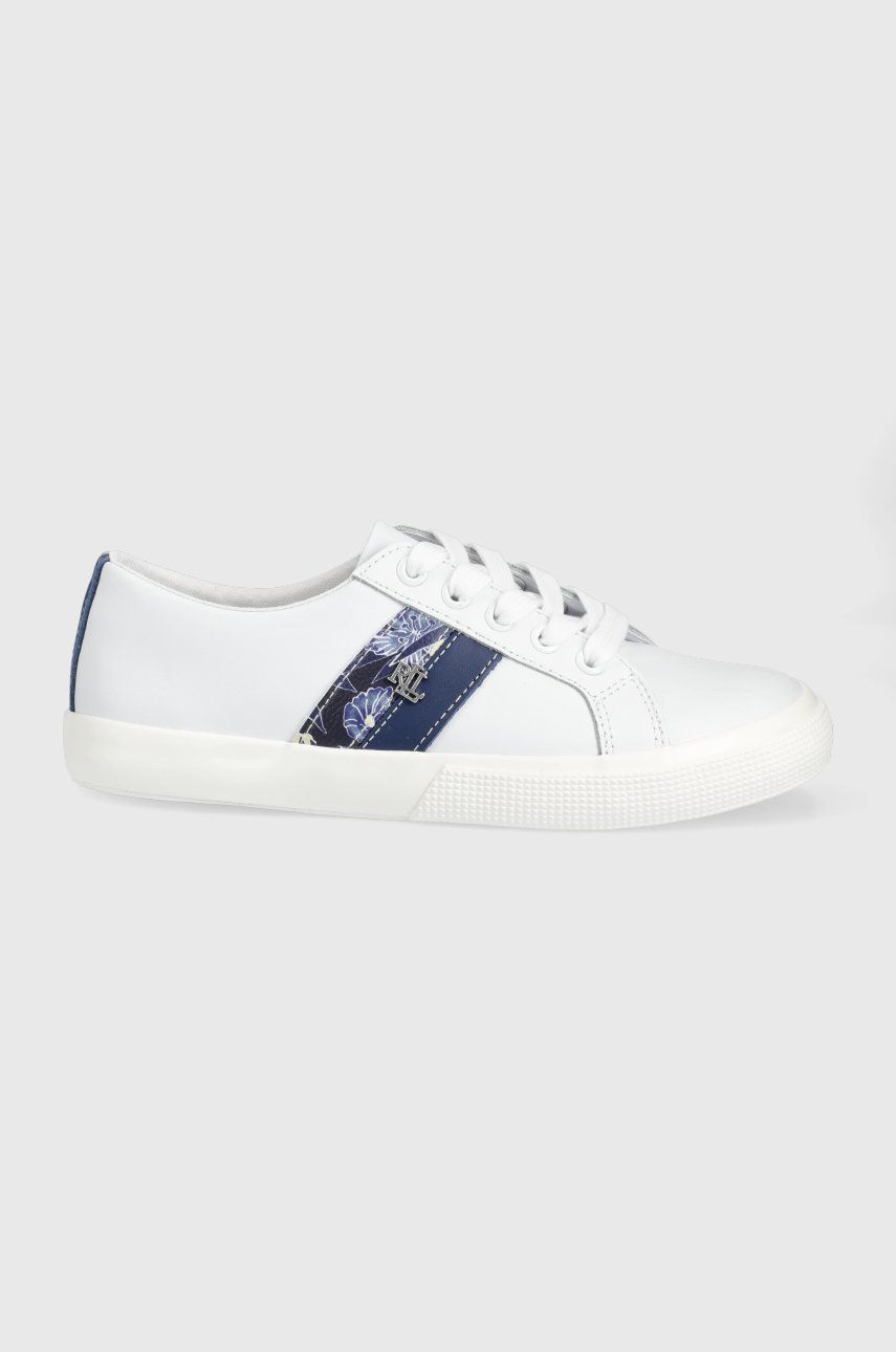 Lauren Ralph Lauren buty skórzane JANSON II 802860689001.100 kolor biały