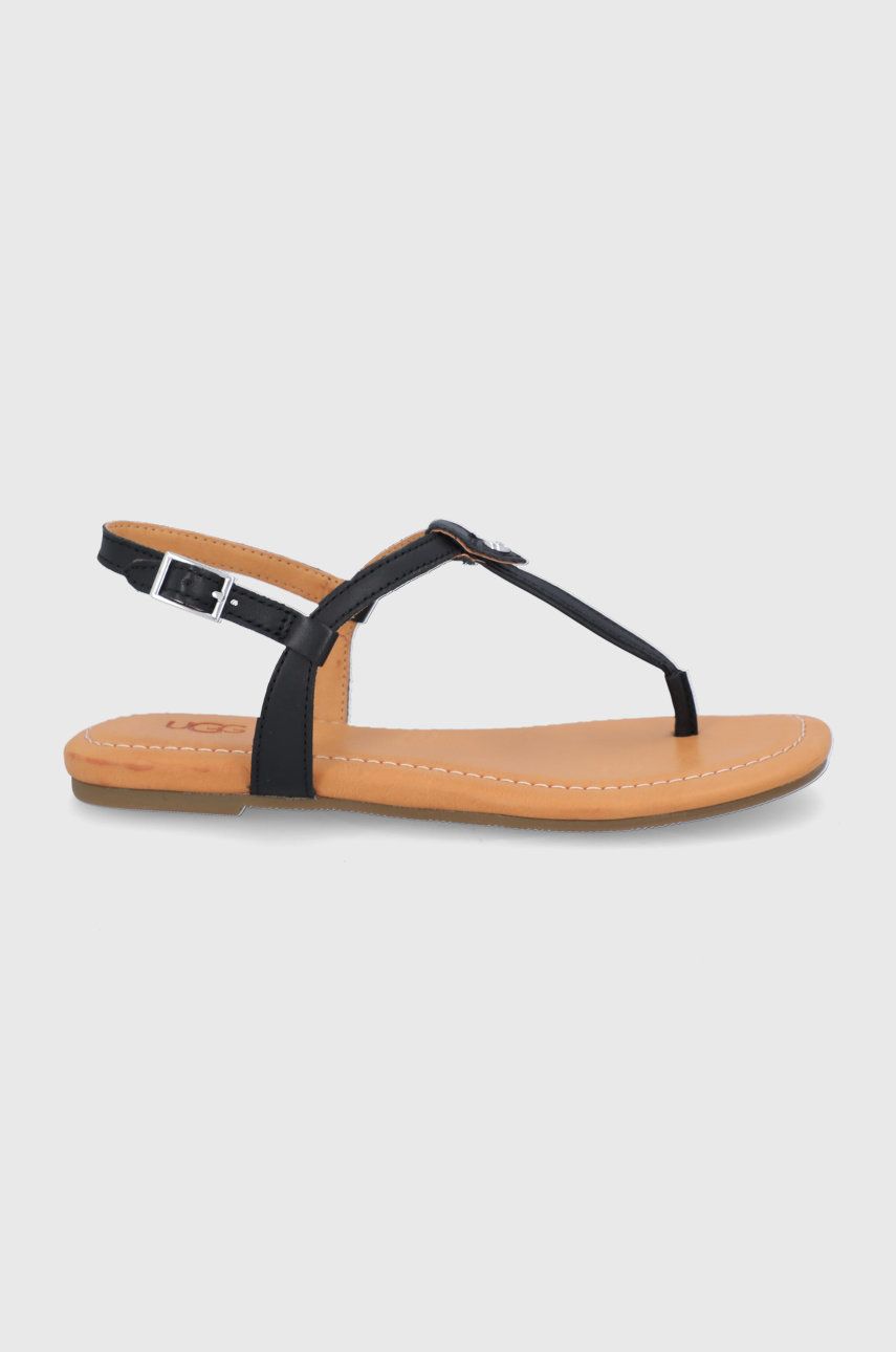 UGG sandale femei, culoarea negru answear imagine noua