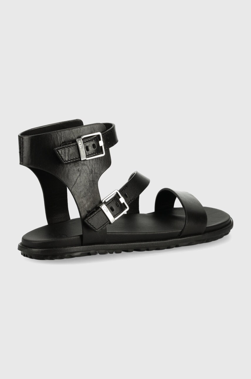 

Шкіряні сандалі UGG Solivan Strap жіночі колір чорний