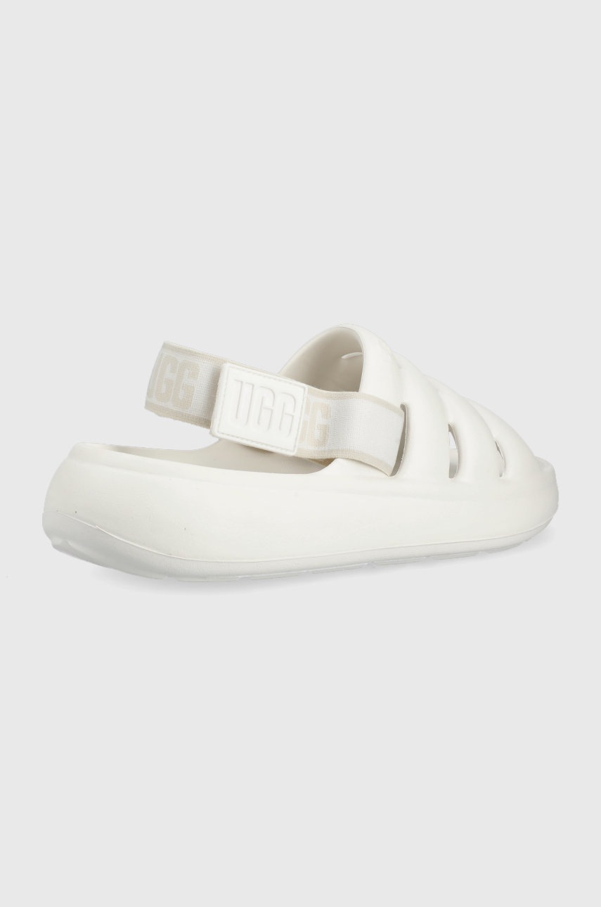 

Шлепанцы UGG Sport Yeah женские цвет бежевый на платформе