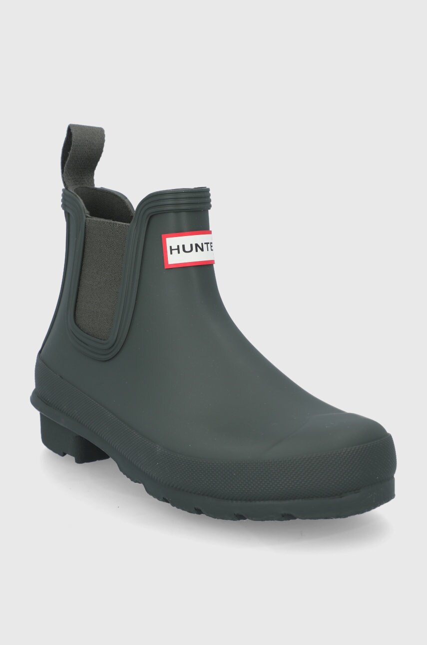 

Гумові чоботи Hunter жіночі колір зелений
