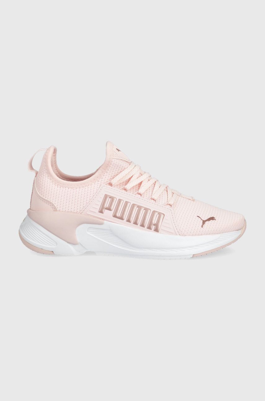 Puma pantofi Softride Premier Slip-on Wns culoarea roz answear.ro