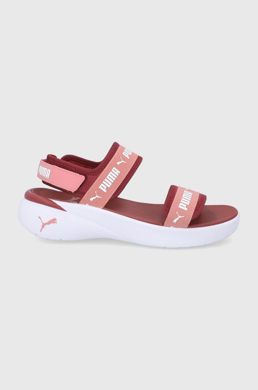 Puma sandale sportie sandal wns femei, culoarea roz, cu platforma