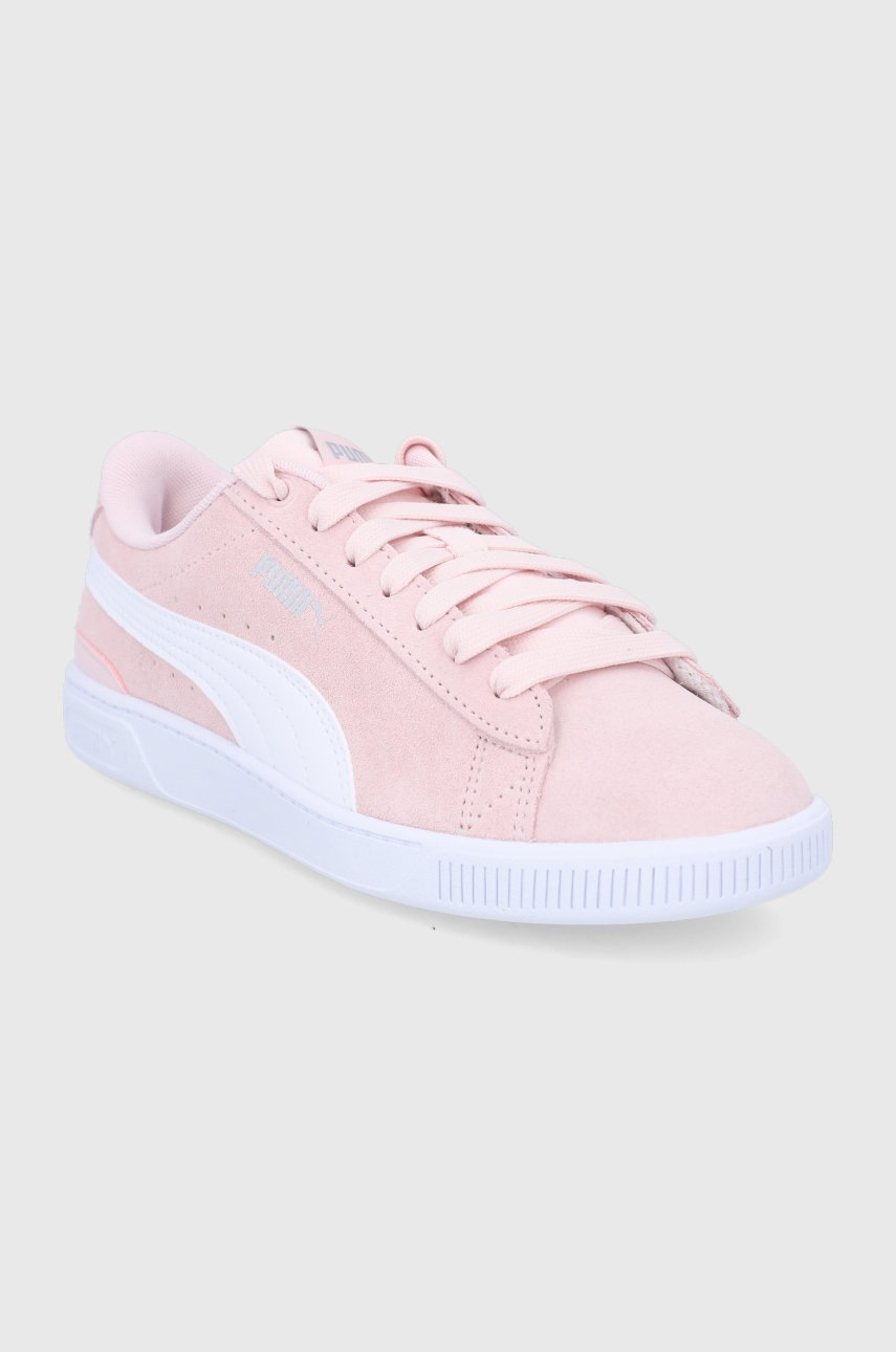 

Замшеві кросівки Puma Vikky V3 38302305 колір рожевий