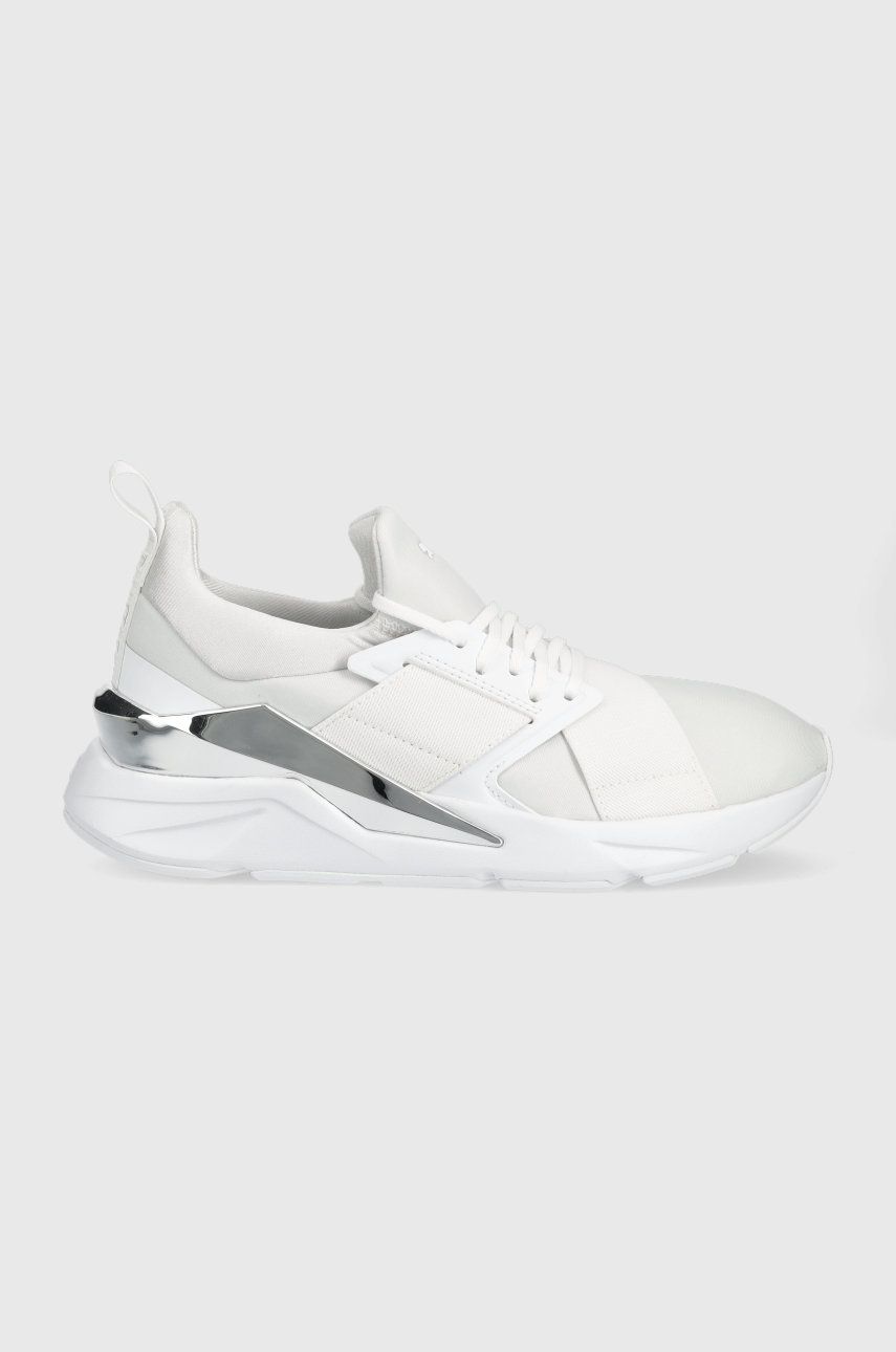 Puma sneakers Muse X5 Metal Wns culoarea alb alb imagine noua