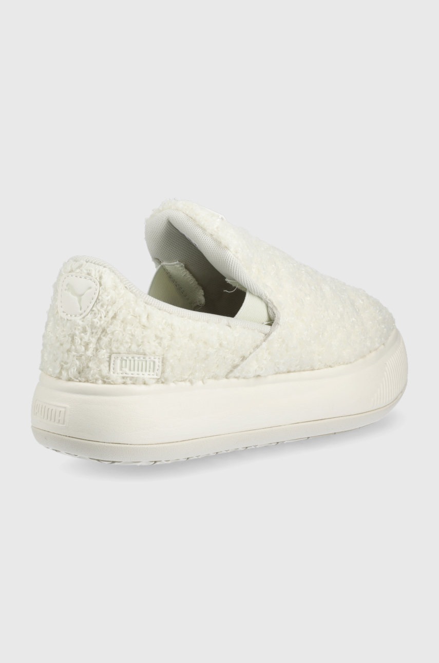 

Ботинки Puma Suede Mayu Slip-on Teddy wns 384887 цвет белый