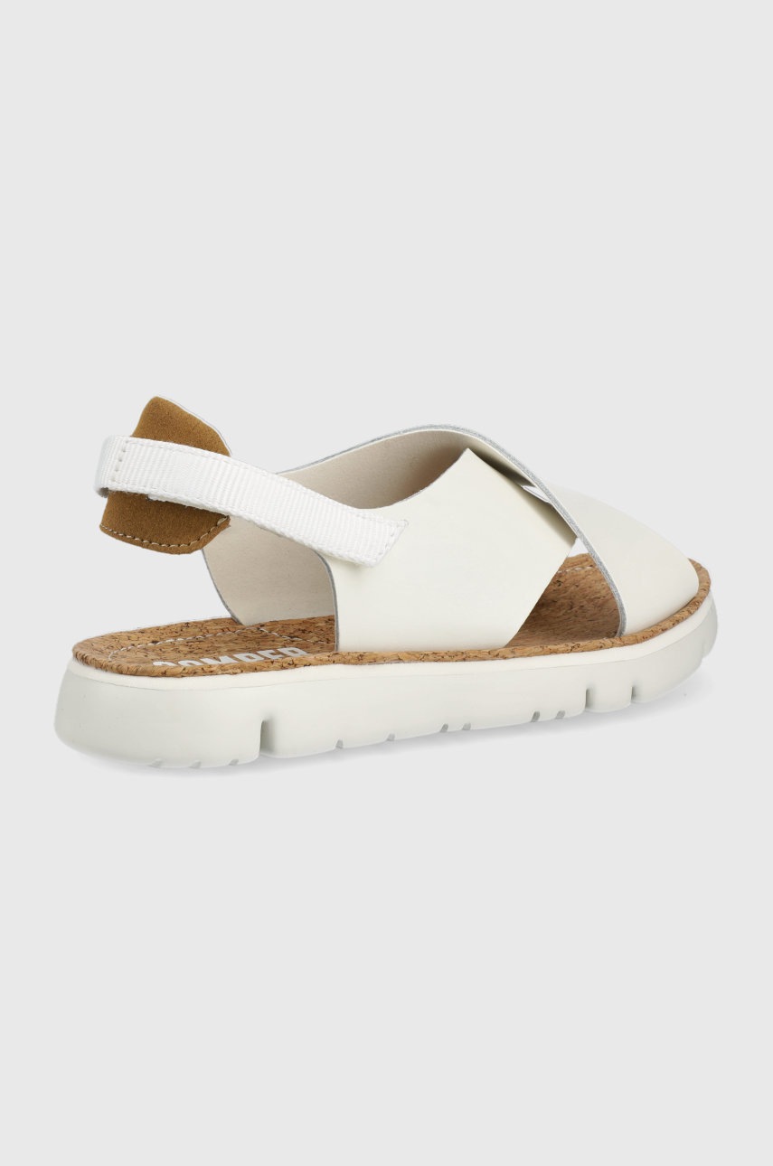 

Кожаные сандалии Camper Oruga Sandal женские цвет белый