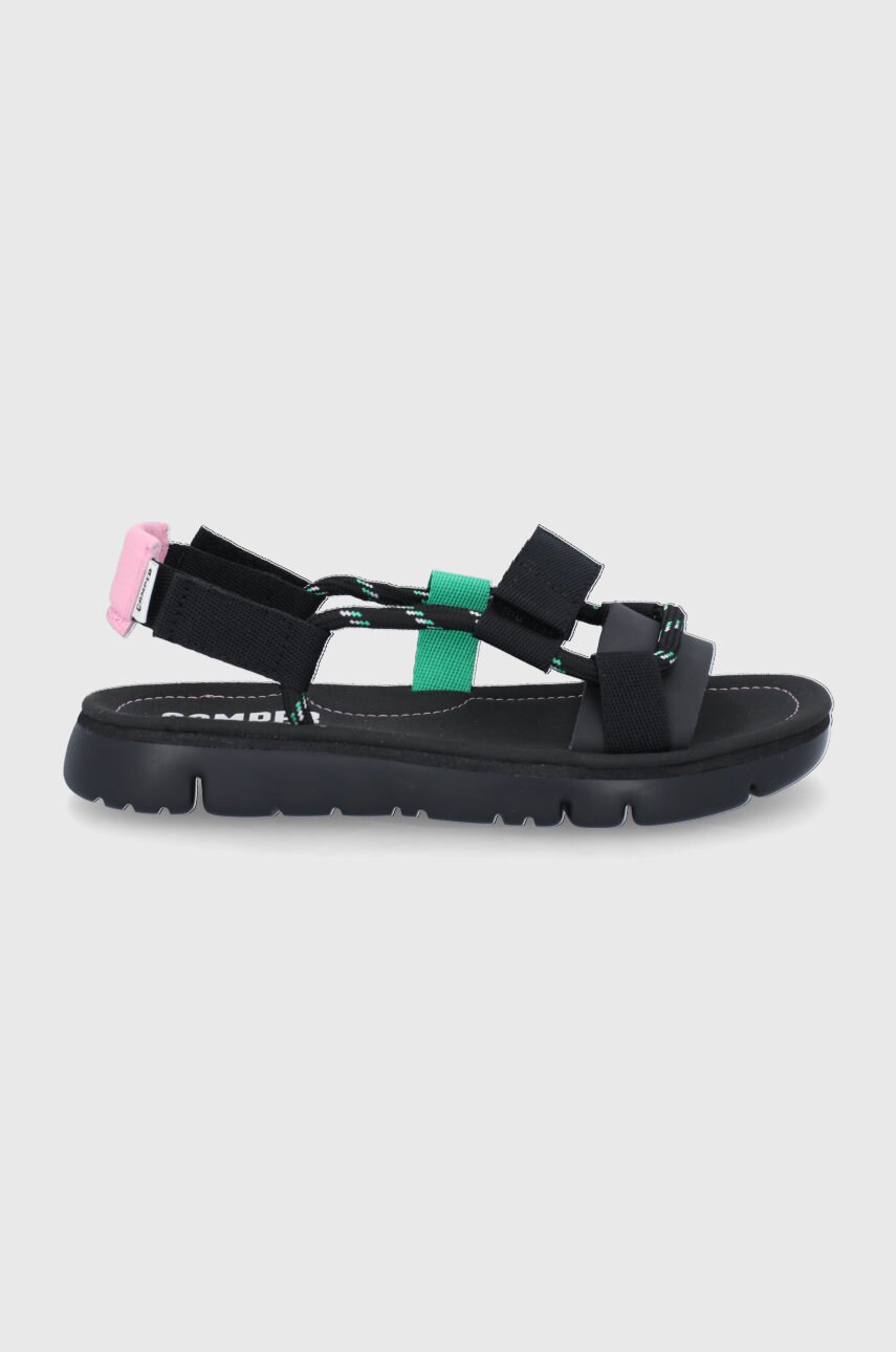 

Сандали Camper Oruga Sandal дамски в черно, Черен