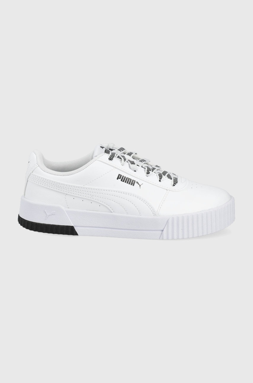 

Обувки Puma Carina Logomania 383906 в бяло, Бял