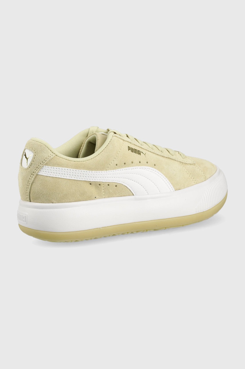

Кожаные кроссовки Puma Suede Mayu 38068612 цвет зелёный