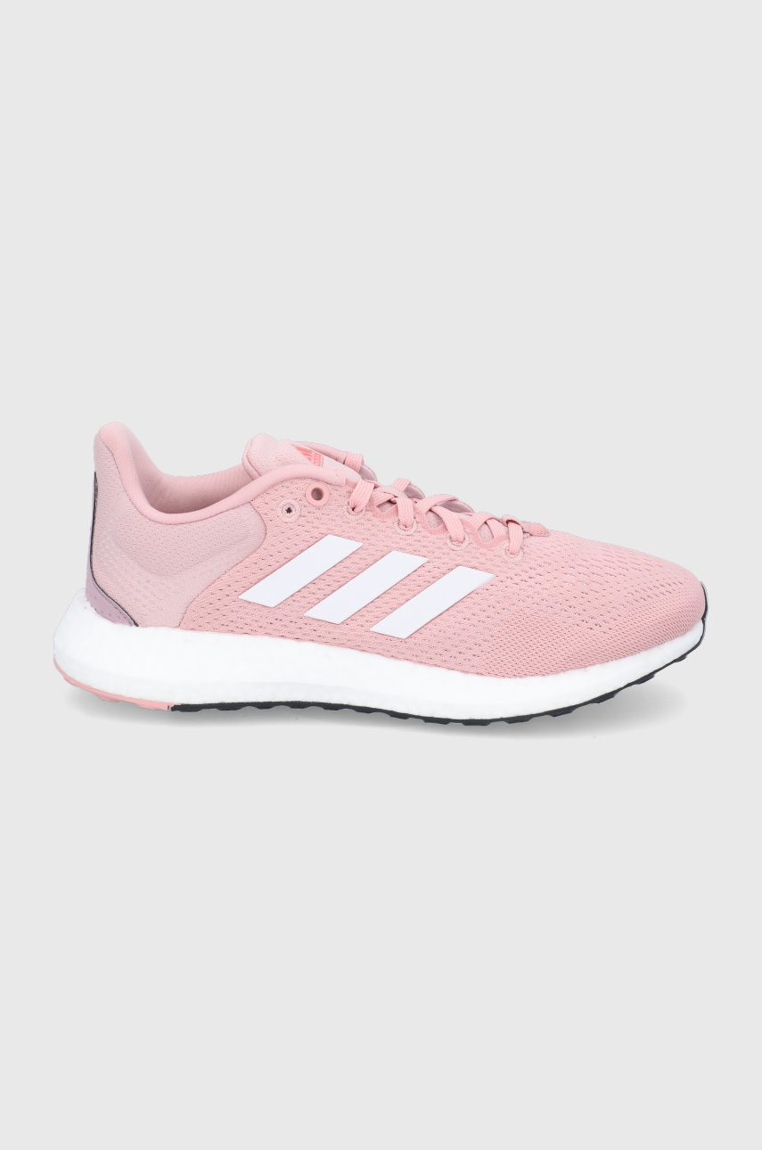 Levně Boty adidas Performance Pureboost GZ3960 růžová barva