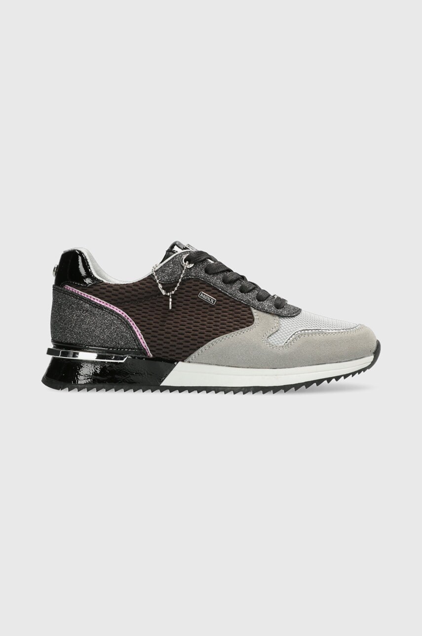 Mexx pantofi hilly culoarea gri, cu toc plat