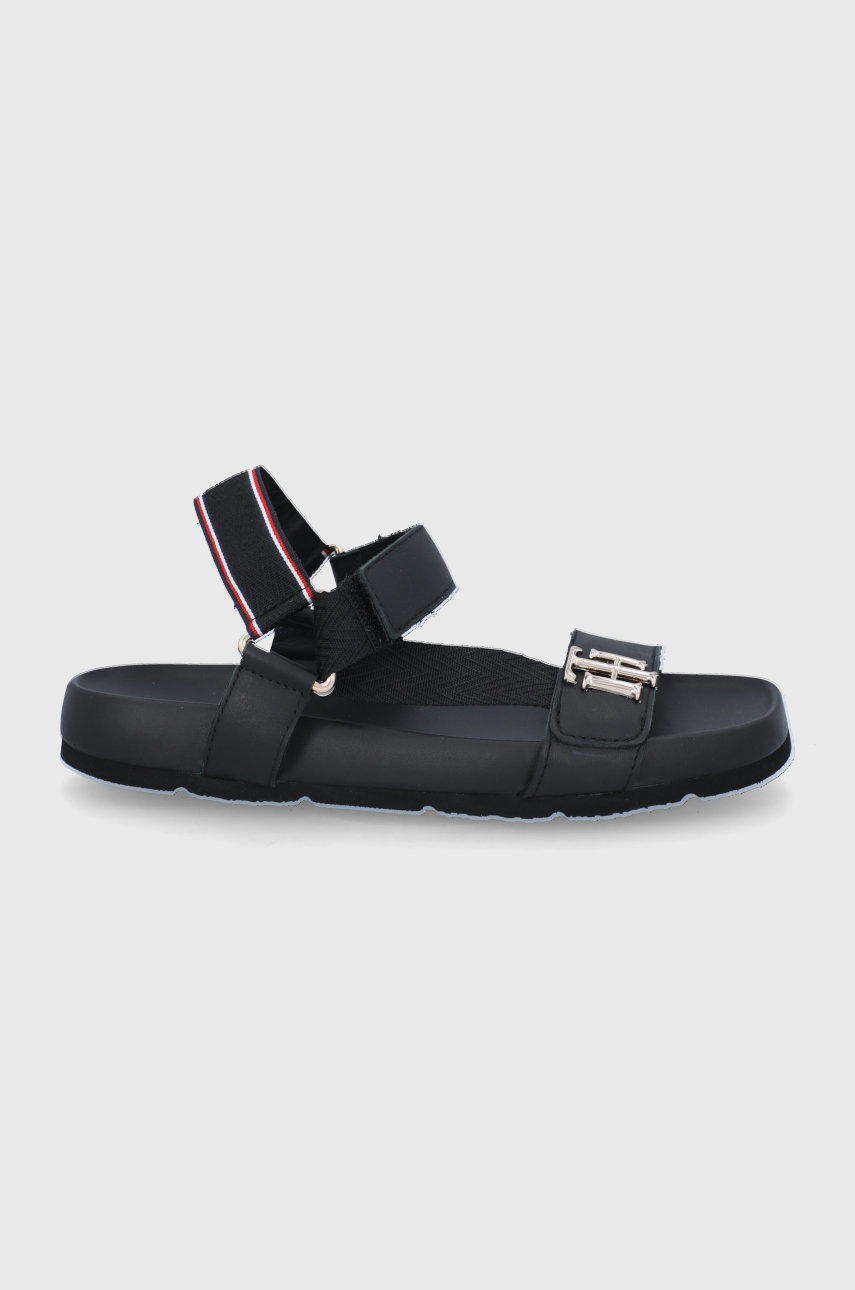 Tommy Hilfiger sandały damskie kolor czarny