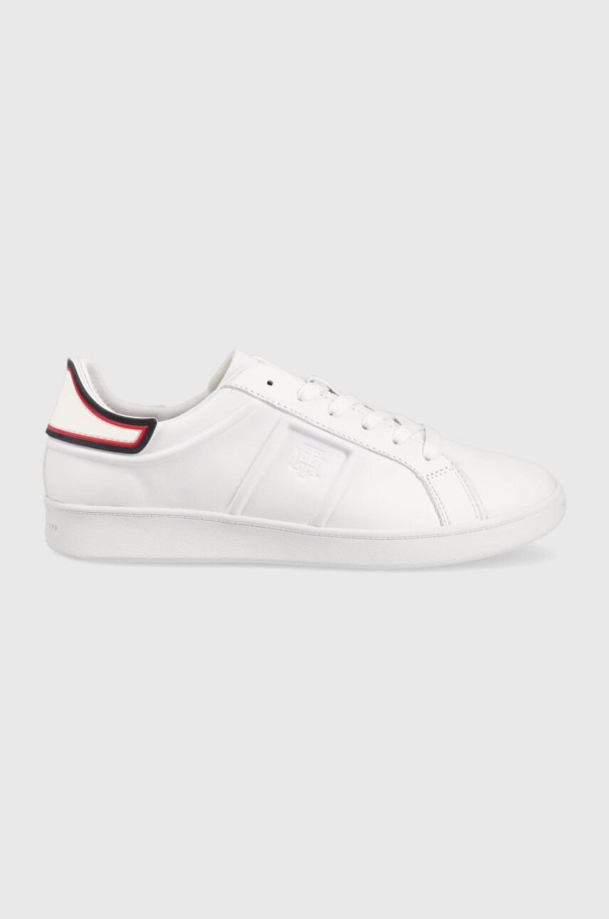 

Шкіряні кросівки Tommy Hilfiger колір білий