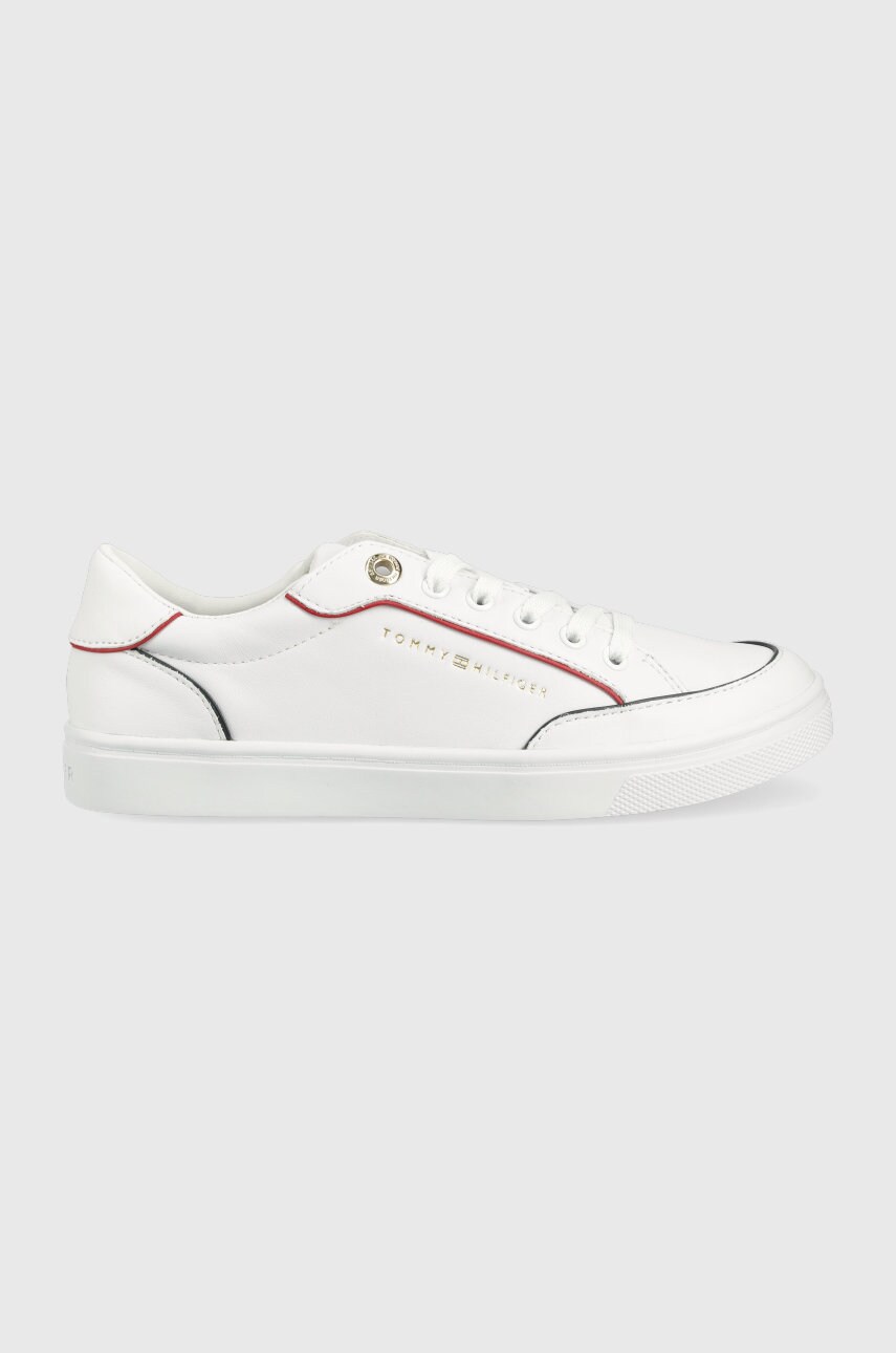 

Маратонки Tommy Hilfiger в бяло, Бял