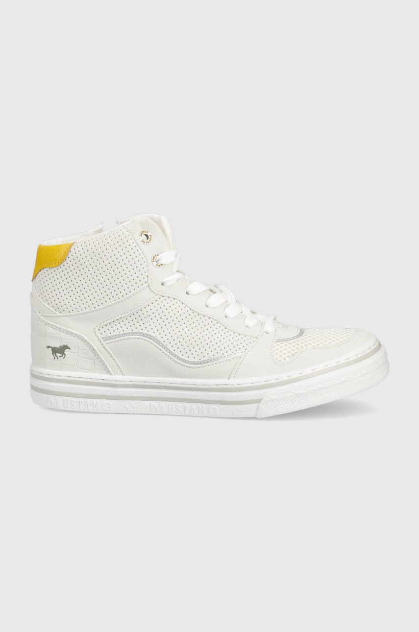 Mustang sneakers culoarea alb