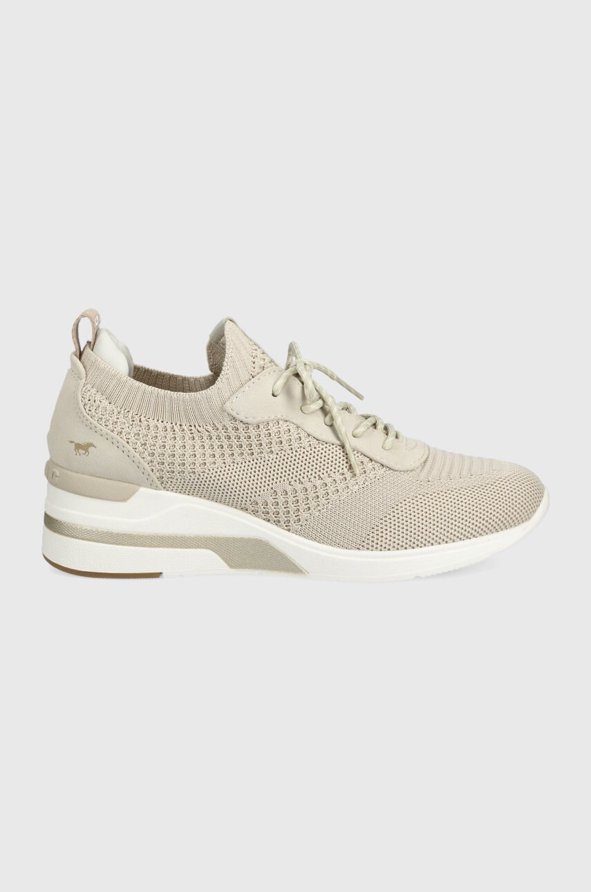 Mustang sneakers culoarea bej