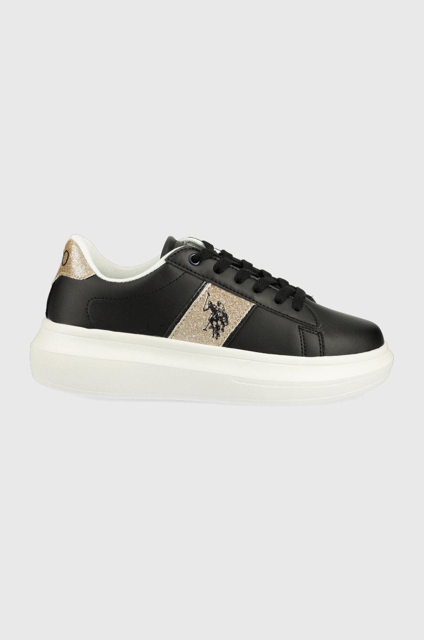 

Маратонки U.S. Polo Assn. в черно, Черен