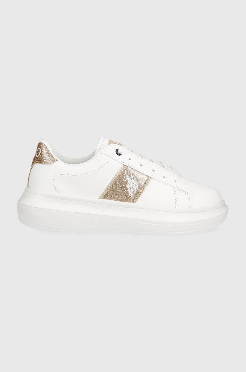 

Маратонки U.S. Polo Assn. в бяло, Бял