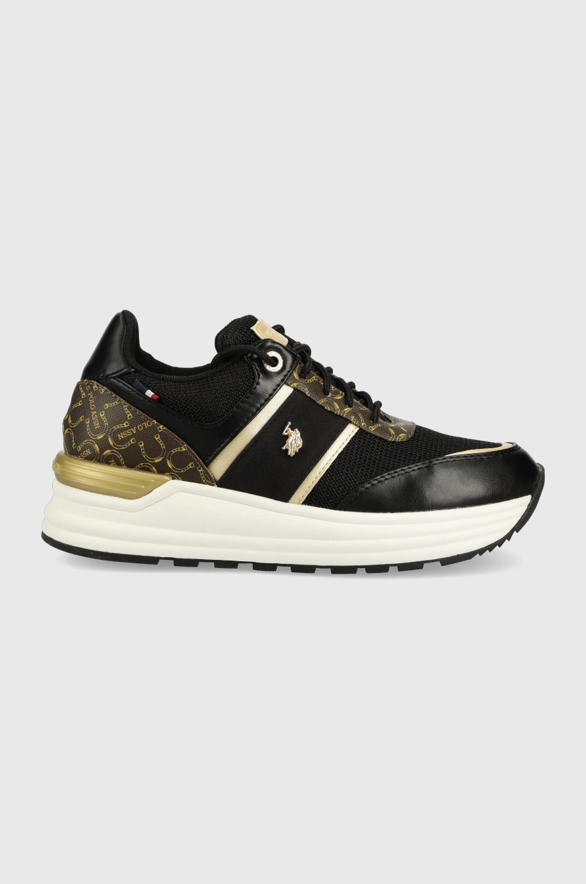 

Маратонки U.S. Polo Assn. в черно, Черен