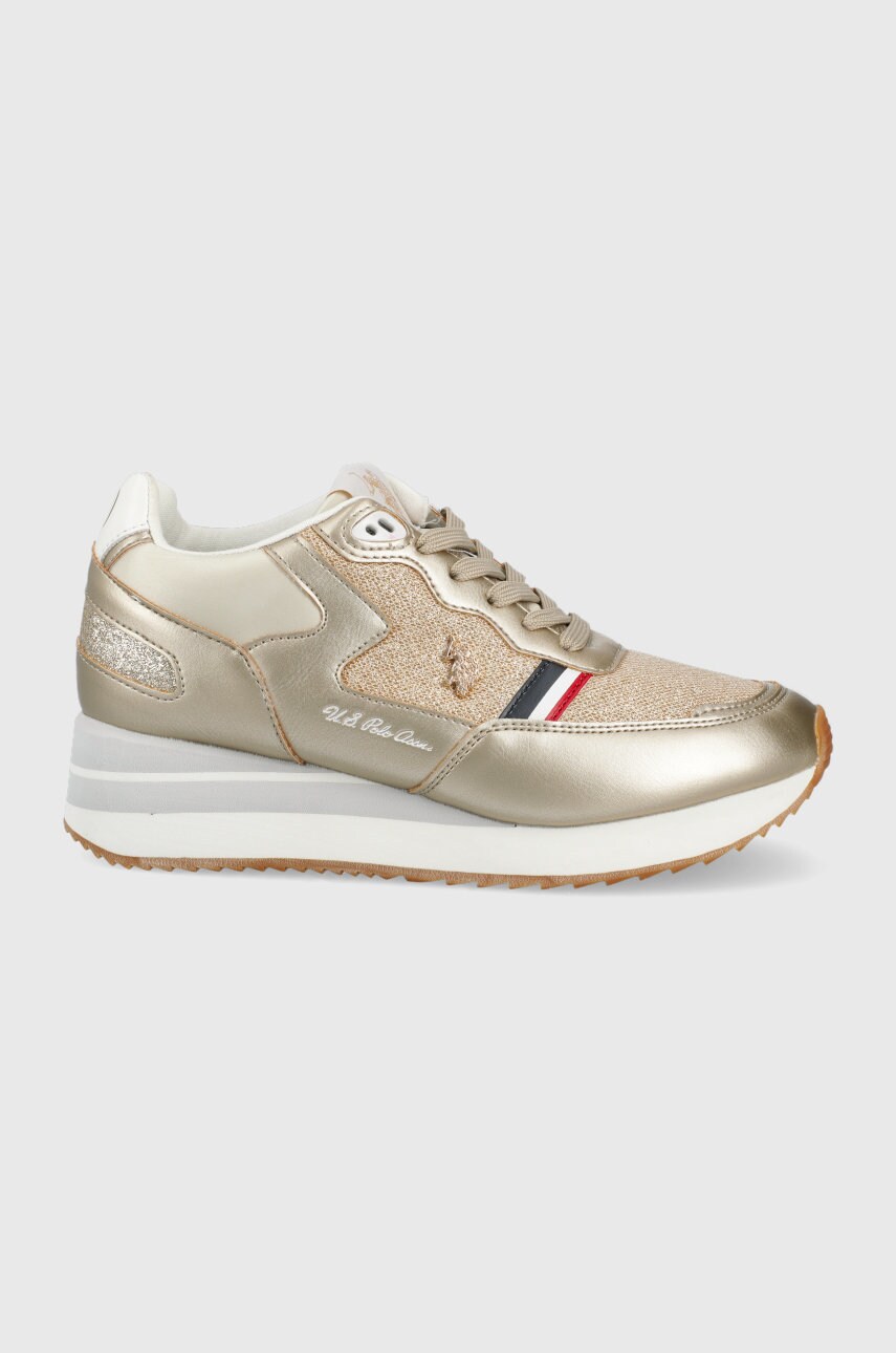 

Маратонки U.S. Polo Assn. в златисто, Злато
