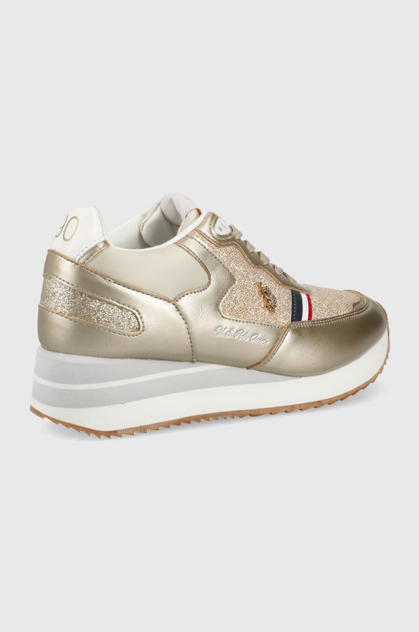 

Кроссовки U.S. Polo Assn. цвет золотой