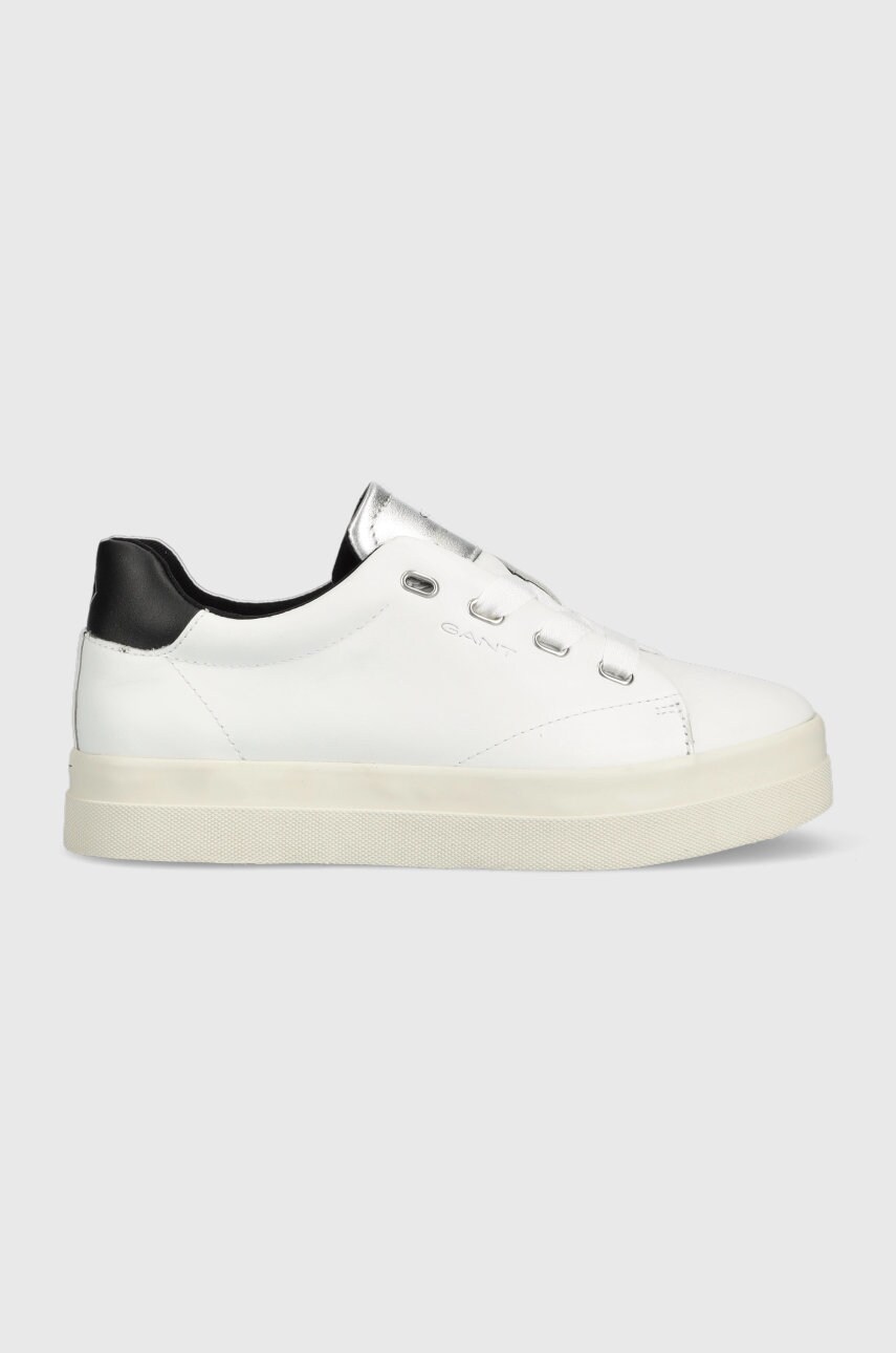 Gant sneakers din piele avona culoarea alb