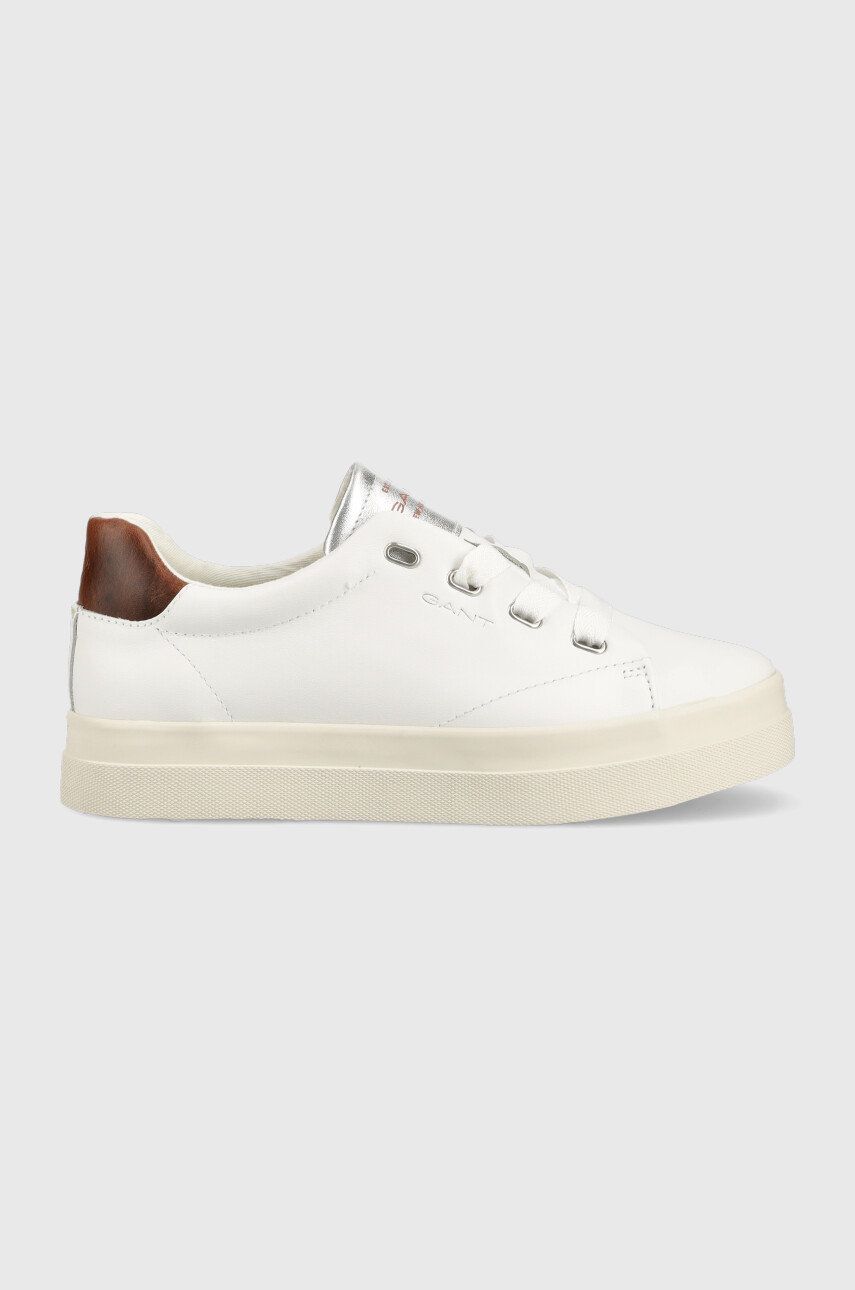 Gant sneakers din piele Avona culoarea alb Pret Mic Alb imagine noua gjx.ro