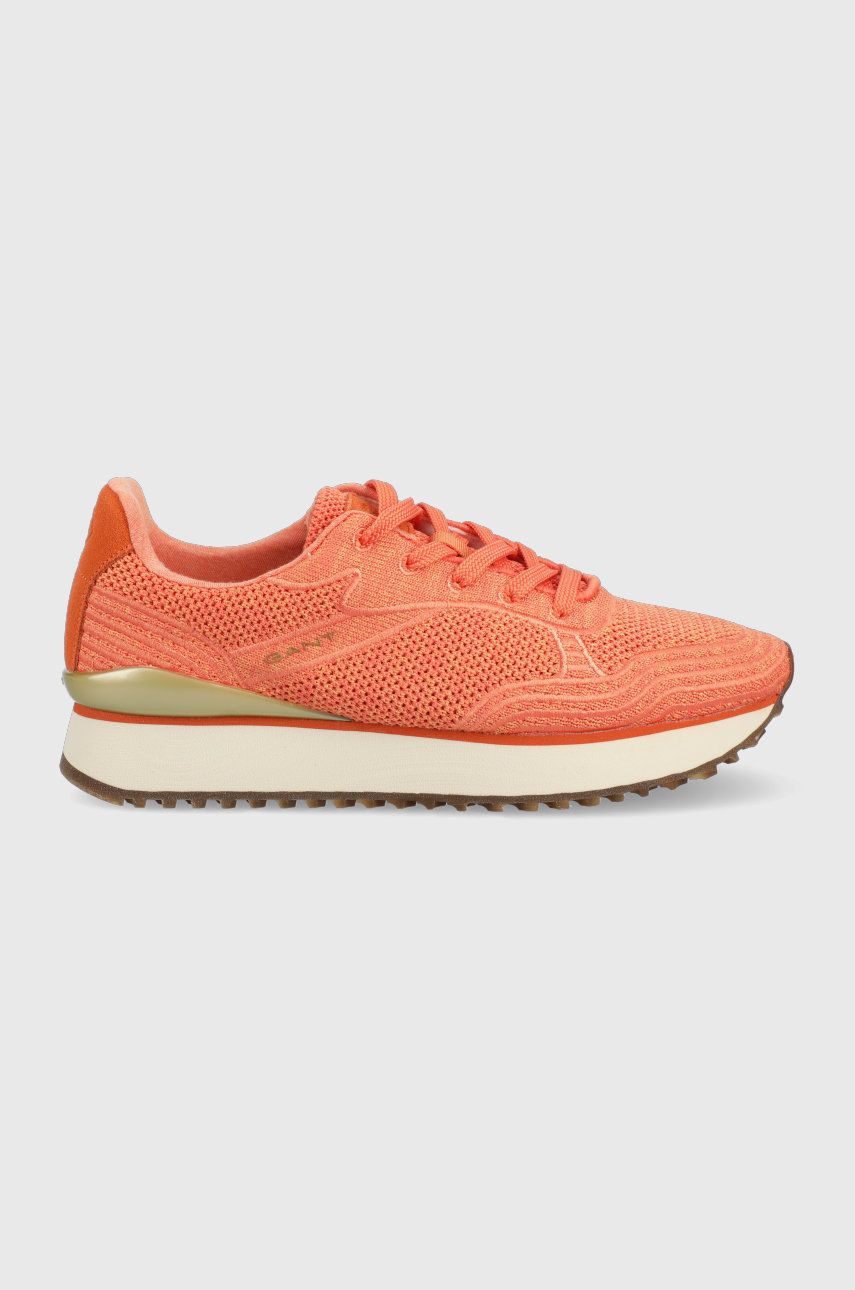 Gant sneakers Bevinda culoarea portocaliu answear.ro imagine noua