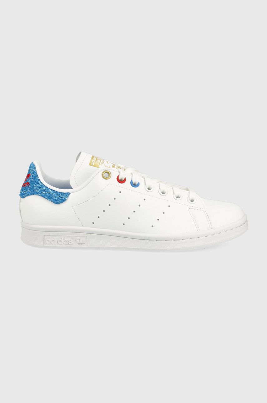 Sneakers boty adidas Originals Stan Smith GY5701 bílá barva - bílá -  Svršek: Umělá hmota