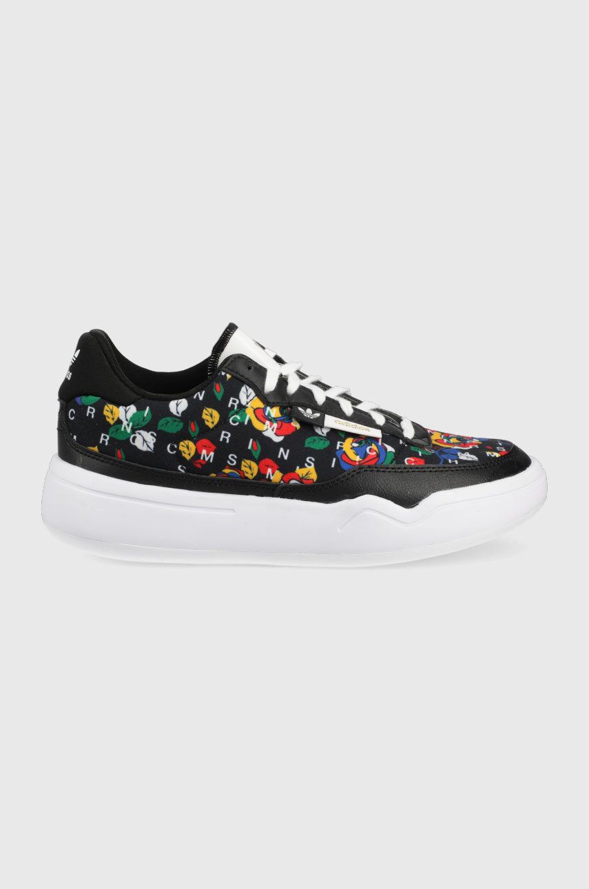 Sneakers boty adidas Originals Her Court X Rich Mnisi GW8569 černá barva - černá -  Svršek: Umě