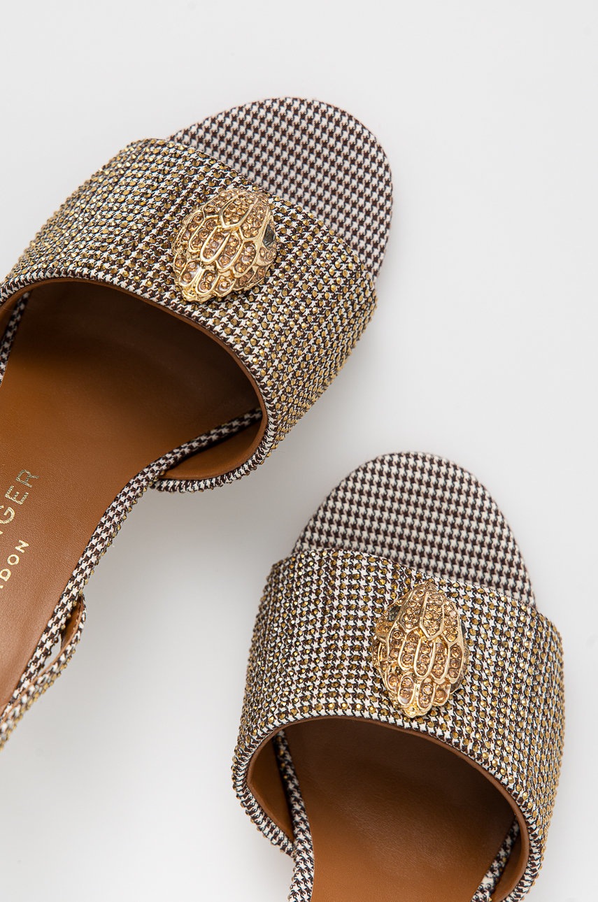 Сандалі Kurt Geiger London колір бежевий 