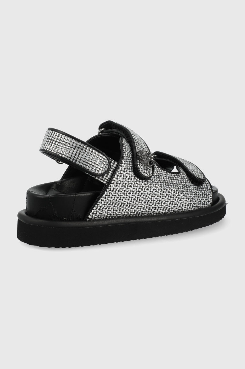 

Сандалии Kurt Geiger London женские цвет серебрянный на платформе