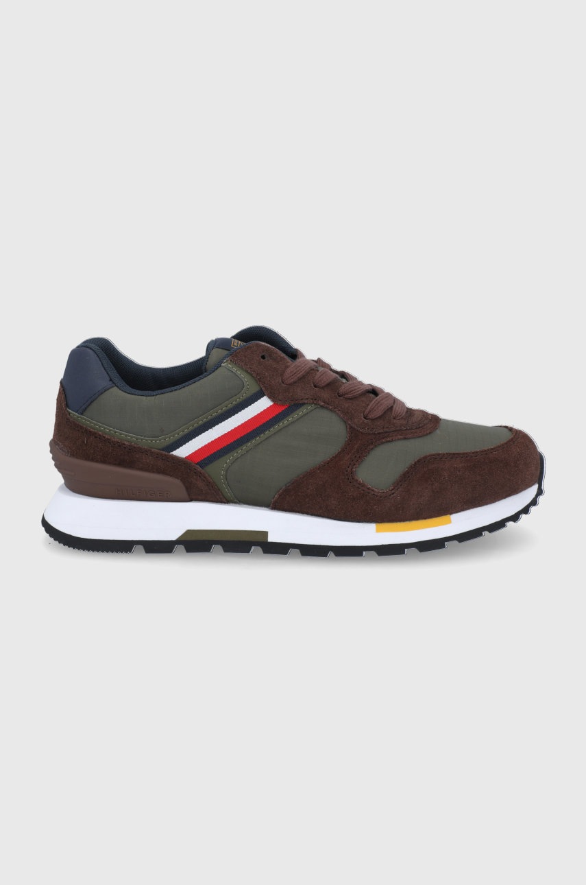

Обувки Tommy Hilfiger в зелено, Зелен