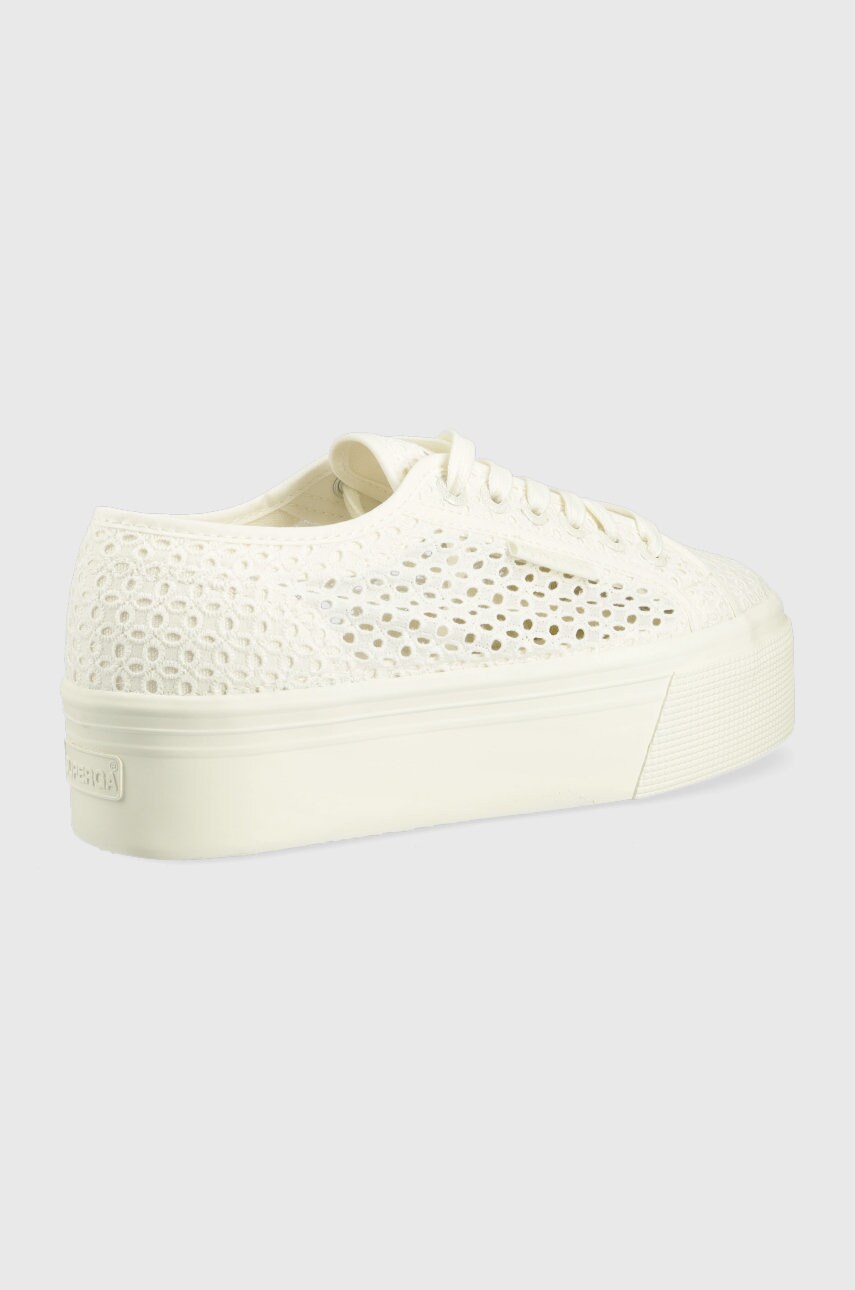 

Кеды Superga женские цвет белый