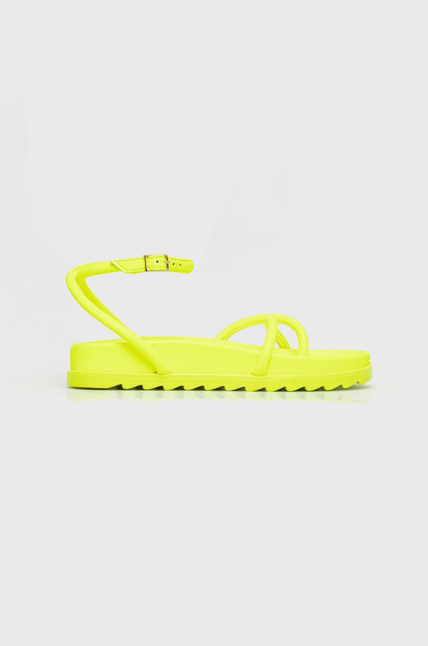 Chiara Ferragni sandale femei, culoarea galben answear.ro imagine noua