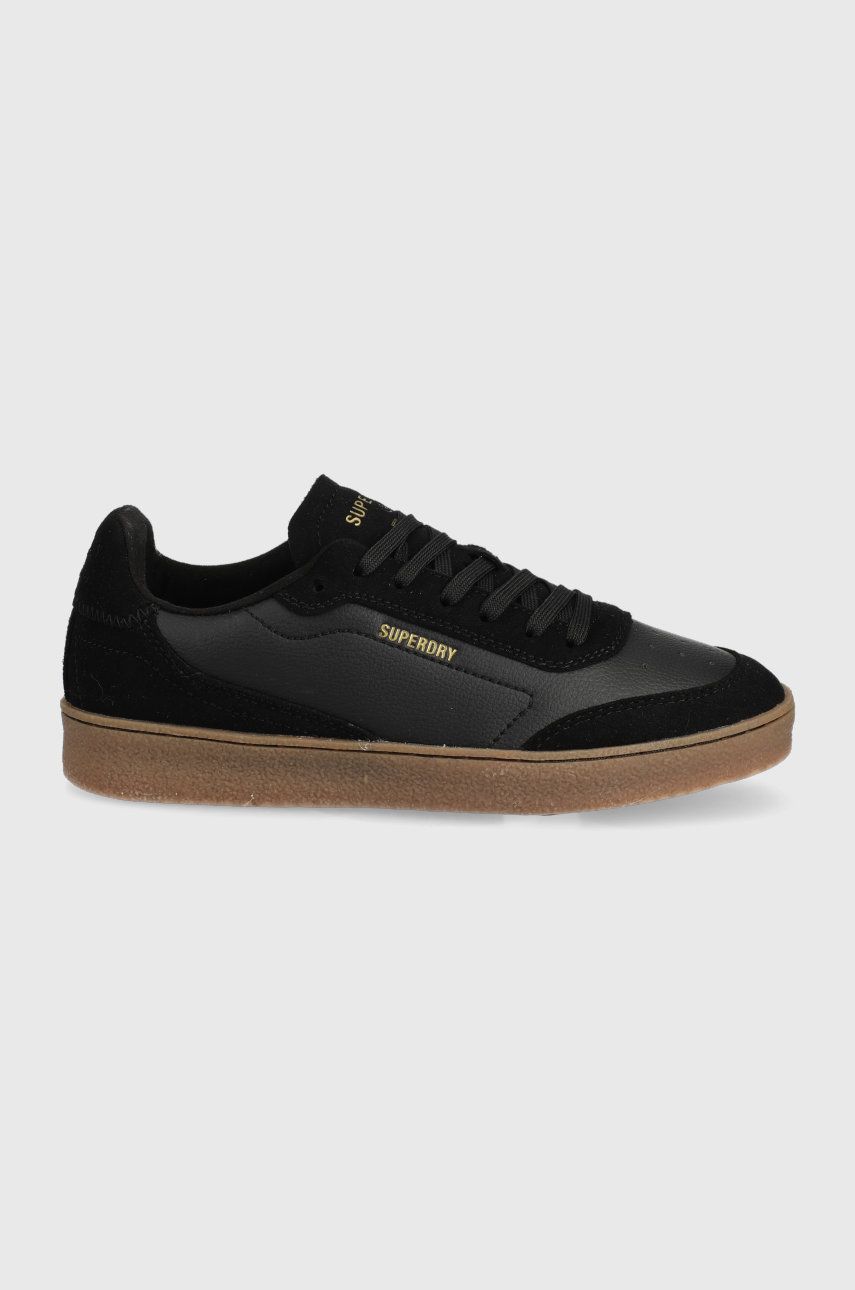 Superdry pantofi culoarea negru