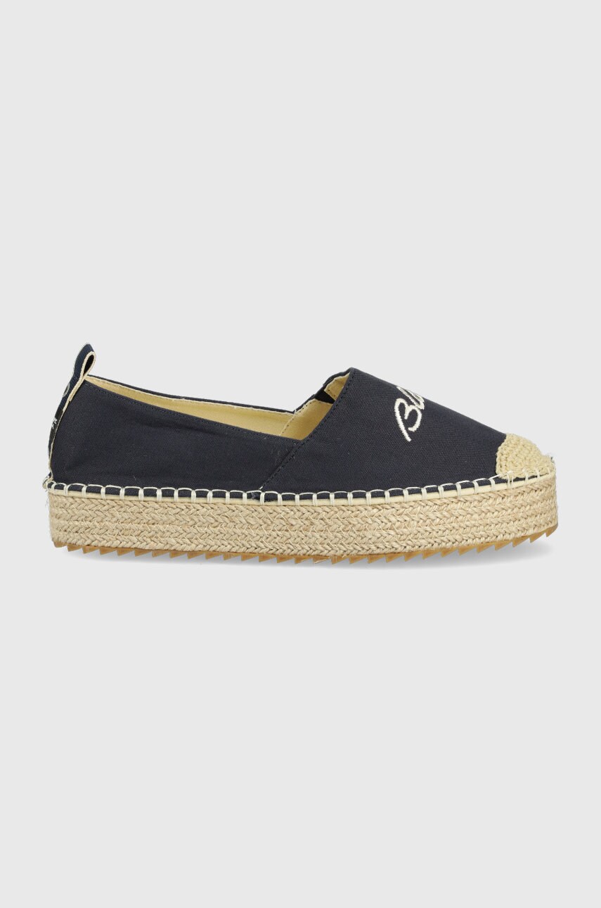 Blauer espadrile culoarea albastru marin