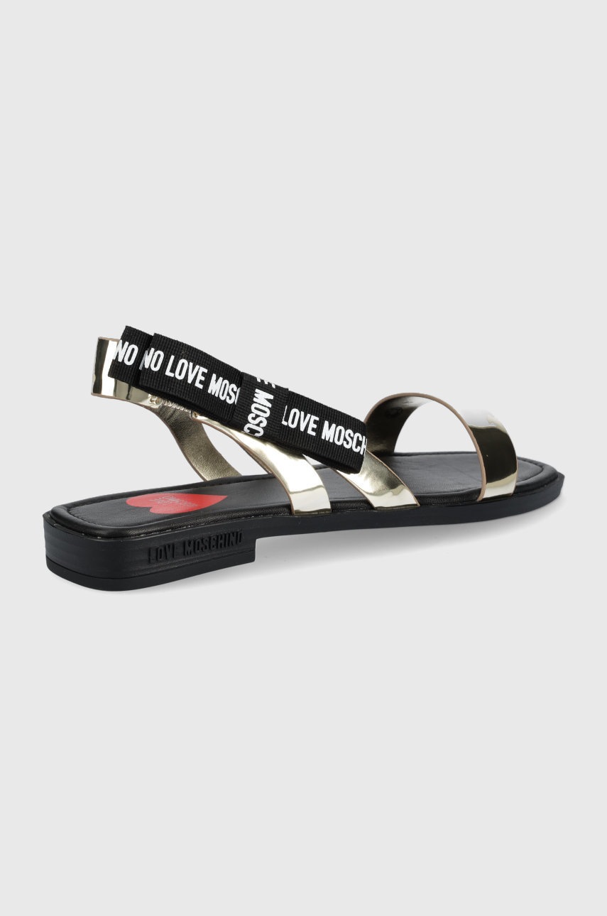 

Сандалі Love Moschino жіночі колір золотий
