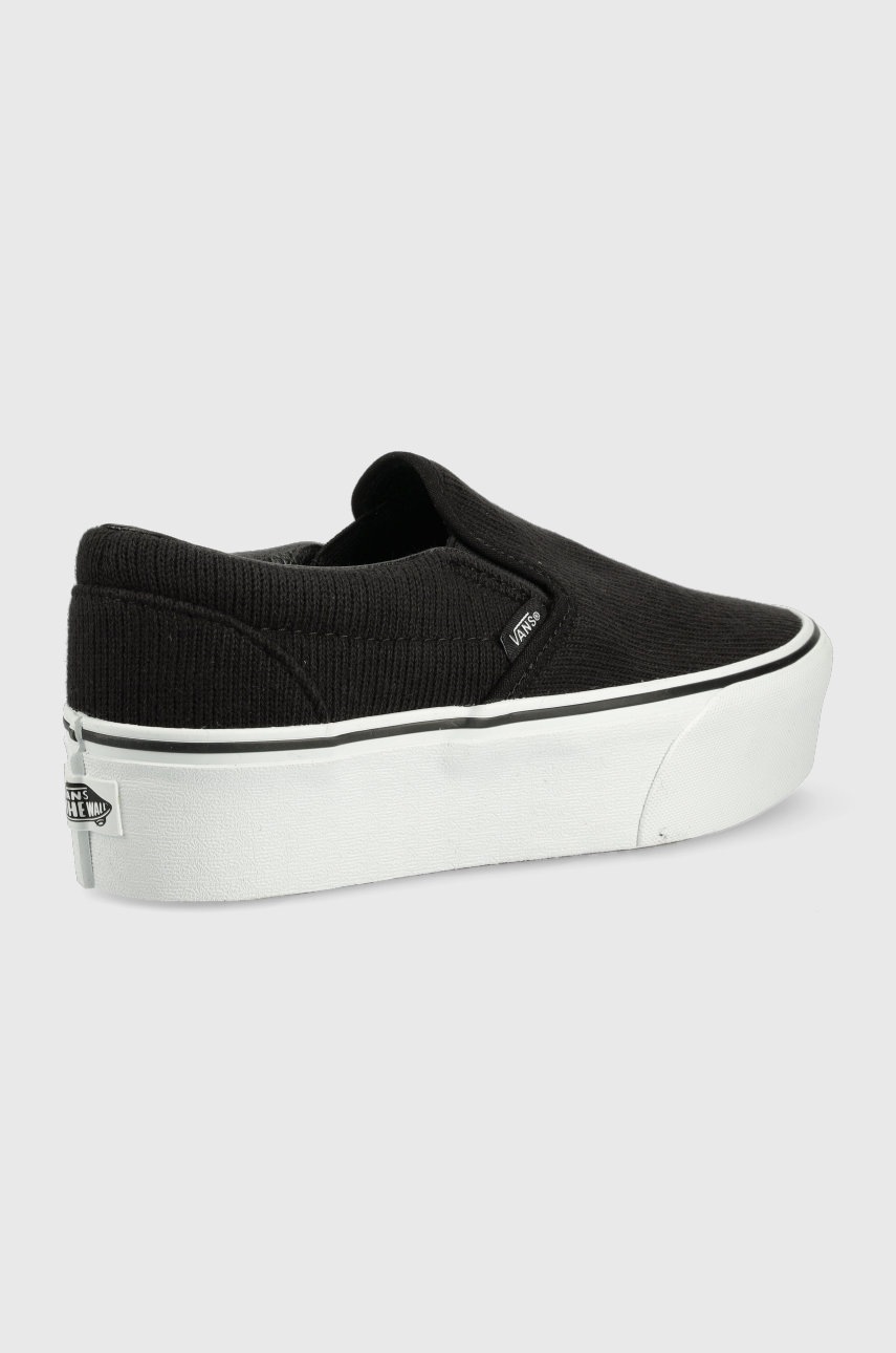 

Кеди Vans Ua Classic Slip-on Stackform жіночі колір чорний