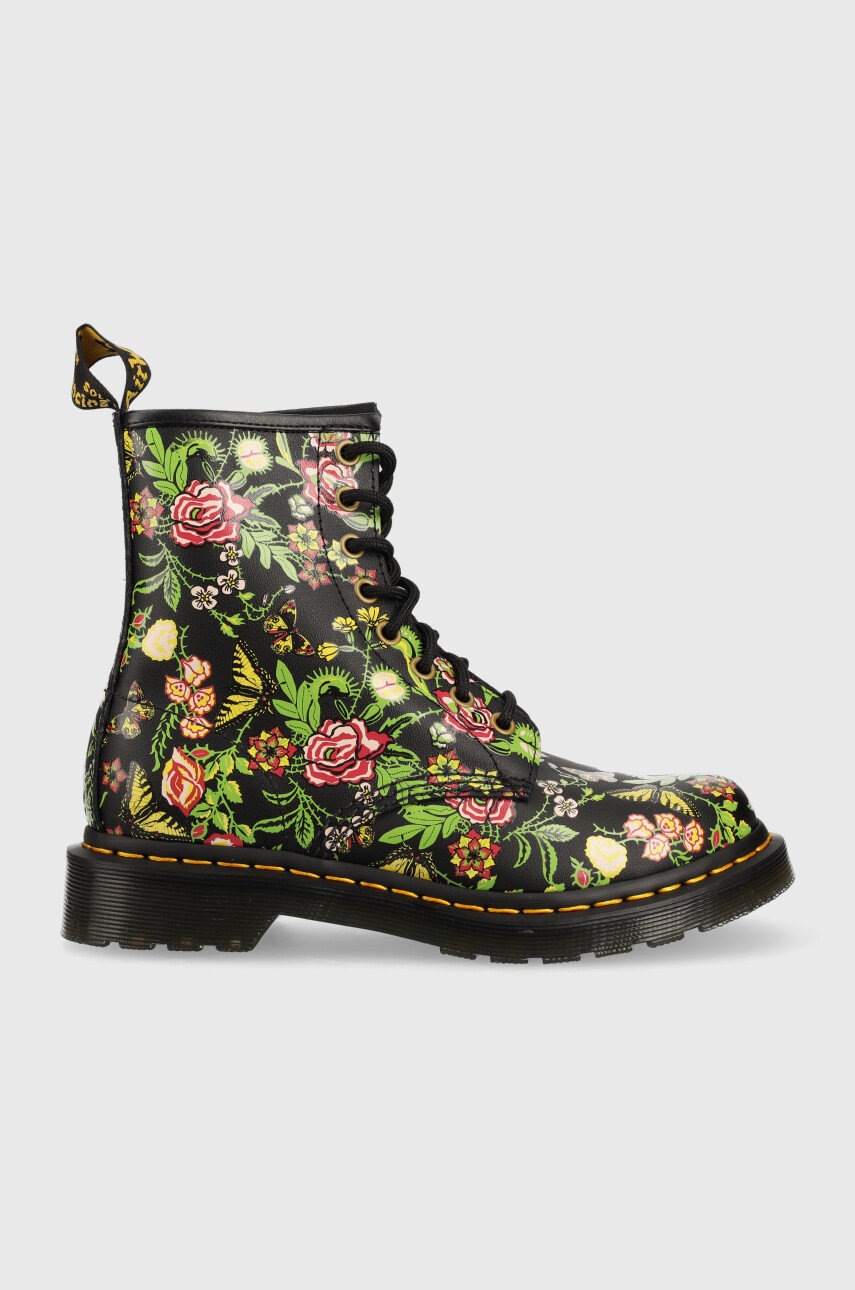 

Кожени кубинки Dr. Martens с равна подметка, Многоцветен